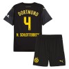 Maglia ufficiale Borussia Dortmund N. Schlotterbeck 4 Trasferta 2024-25 per Bambino